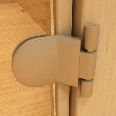 Brass Powder Coated Sauna Door Hinges Chrome Glass Door Hinges